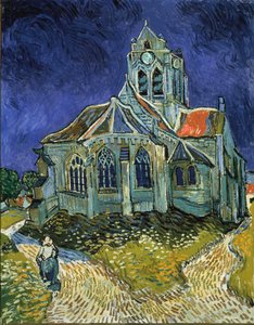 De kerk van Auvers door Vincent van Gogh