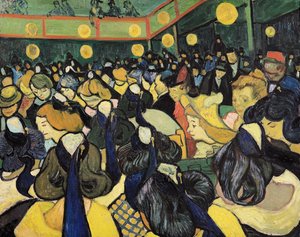 De Danszaal in Arles, 1888 door Vincent van Gogh