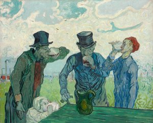 De drinkers door Vincent van Gogh