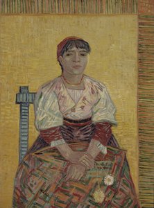 De Italiaanse vrouw, 1887 door Vincent van Gogh