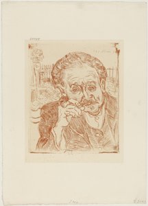 De Man met de Pijp (Portret van Dr. Paul Gachet), c.1890-1909 door Vincent van Gogh