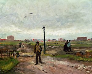 De buitenwijken van Parijs, 1886 door Vincent van Gogh