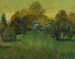 De tuin van de dichter door Vincent van Gogh