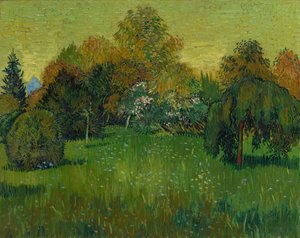 De tuin van de dichter door Vincent van Gogh