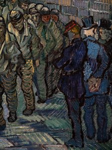 De gevangenis binnenplaats (detail)