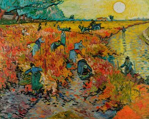De rode wijngaard door Vincent van Gogh