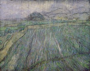 De onweersbui door Vincent van Gogh