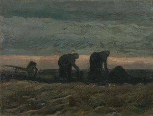 Twee vrouwen op de Heide door Vincent van Gogh