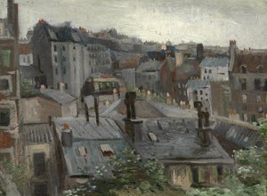 Uitzicht vanuit Vincents studio