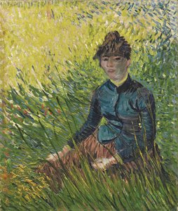 Vrouw in een tarweveld, 1887