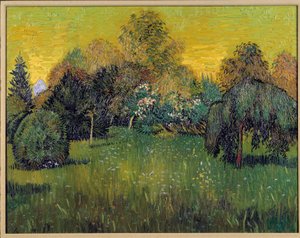 De tuin van de dichter door Vincent van Gogh