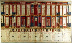 Pompeiaanse muurdecoraties door Vincenzo Brenna