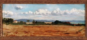 Landschap met wolken in Castiglioncello