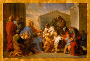 Christus segnet die Kinder door Vincenzo Camuccini