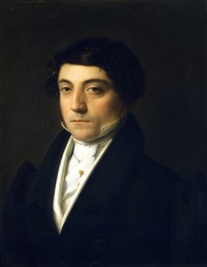 Portret van Gioacchino Rossini (1792-1868) jong - door Vincenzo Camuccini (circa 1830). Olieverf op doek. Museo Teatrale alla Scala, Milaan door Vincenzo Camuccini