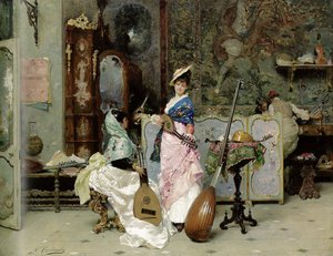 De Mandolinewinkel door Vincenzo Capobianchi