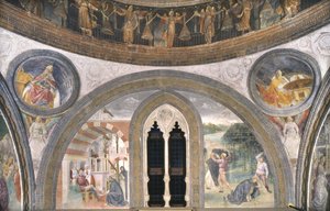 Scènes uit het Leven van Heilige Petrus Martelaar, 1466-68 door Vincenzo Foppa
