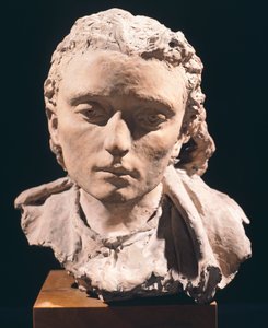Hoofd van vrouw door Vincenzo Gemito
