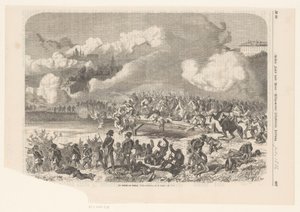 Slag bij Custoza, 1866 door Vinzenz Katzler