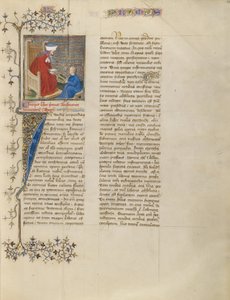 Boethius instrueert een jonge jongen in rekenen