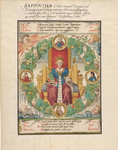 Filosofie Enthroned, midden 16e eeuw