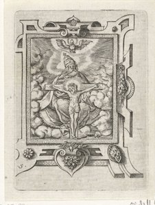 De Drieëenheid door Virgilius Solis