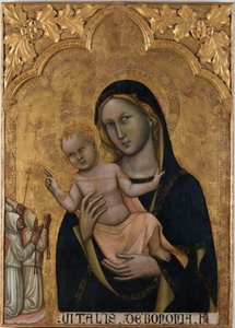 Maagd van de Geselaars, ca. 1350 door Vitale da Bologna