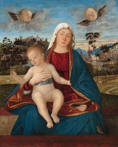 Madonna en Kind, ca. 1505-10 door Vittore Carpaccio
