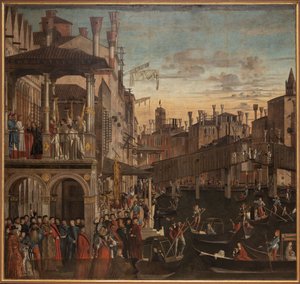 Wonder van het Heilige Kruis bij de Ponte di Rialto
