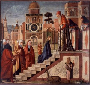 Presentatie van de Maagd in de Tempel door Vittore Carpaccio