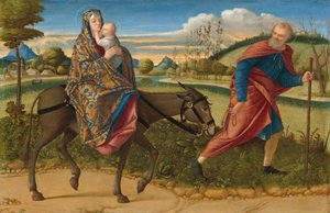 De Vlucht naar Egypte door Vittore Carpaccio