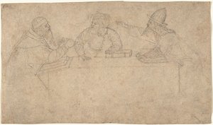 Drie filosofen door Vittore Carpaccio