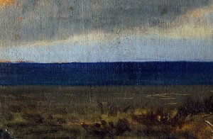 Blauwe luchten boven zee, door Vittorio Avondo