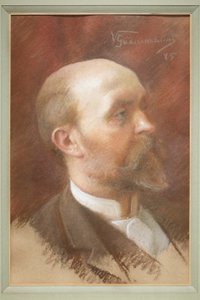 Portret van Arturo Moradei door Vittorio Guaccimanni