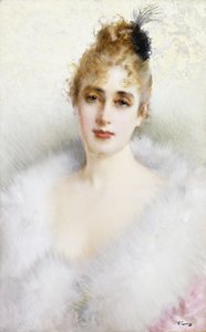 Klaar voor het Bal door Vittorio Matteo Corcos
