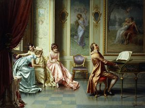 Het middagconcert - vals door Vittorio Reggianini