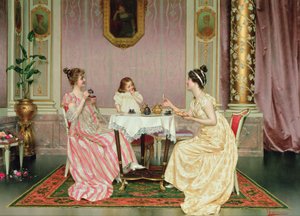 Het Theekransje door Vittorio Reggianini