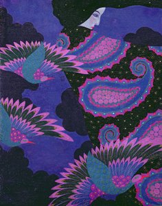 La Dogaressa in Nero (De Dogaressa in Zwart) door Vittorio Zecchin