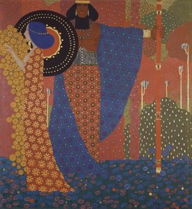 Prinses en krijger door Vittorio Zecchin