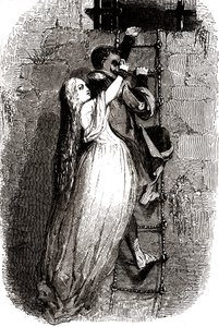 De ontsnapping van Milady de Winter door Vivant (after) Beauce