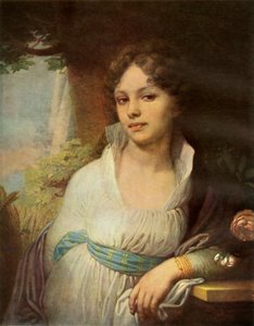 Portret van Maria Ivanovna Lopukhina