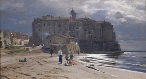 De stad aan zee door Vladimir Donatovich Orlovsky