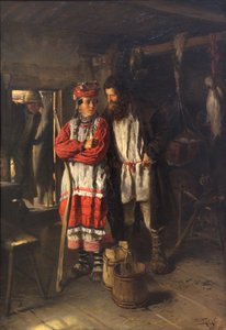 Schoonvader, 1888 door Vladimir Egorovic Makovsky