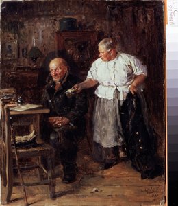 De berisping door Vladimir Egorovic Makovsky