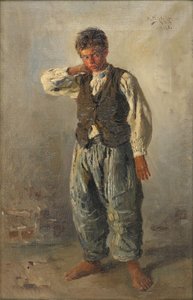 De jonge straatjongen, 1883 door Vladimir Egorovic Makovsky