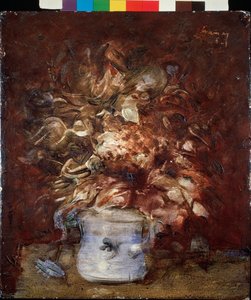 Boeket bloemen, ca. 1940 door Vladimir Evgrafovich Tatlin
