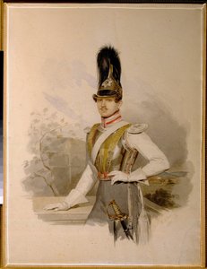 Portret van graaf Valentin Grigoryevich Stroganov door Vladimir Ivanovich Hau
