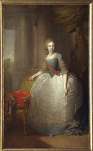 Portret van Grootvorstin Elena Pavlovna van Rusland (1784-1803) door Vladimir Lukich Borovikovsky