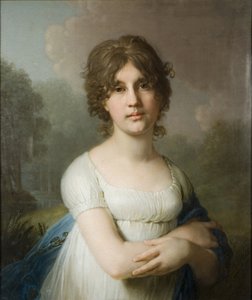 Portret van gravin Yekaterina Gavriilovna Gagarina 1783-1861, 1801 door Vladimir Lukich Borovikovsky