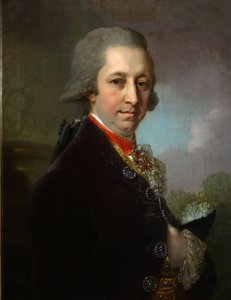 Portret van Ivan Mikhailovich Yakovlev, 1800 door Vladimir Lukich Borovikovsky